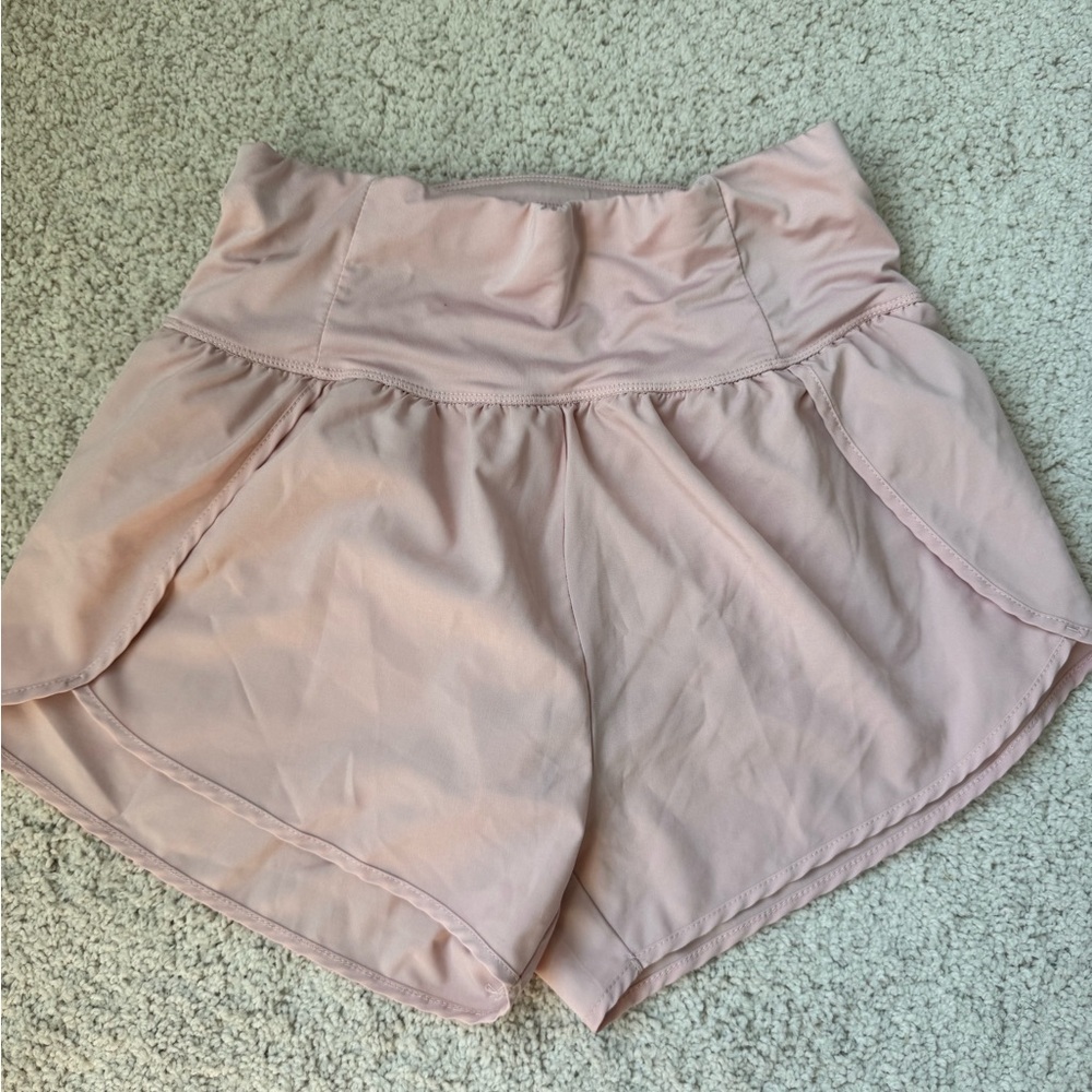 Love Tree Blush Pink Athletic Shorts
